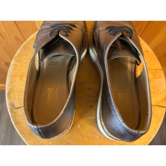 Summit by White Mountain Leather Platform Oxford Brody Metallic EU 37US 6.5-7 - Picture 5 of 10